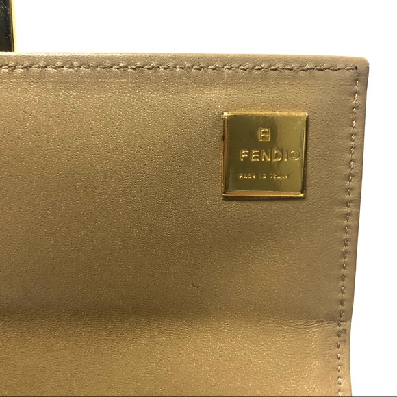 Fendi Zucca Coral Tri Fold Long Wallet Vintage in Box - Picture 5 of 10